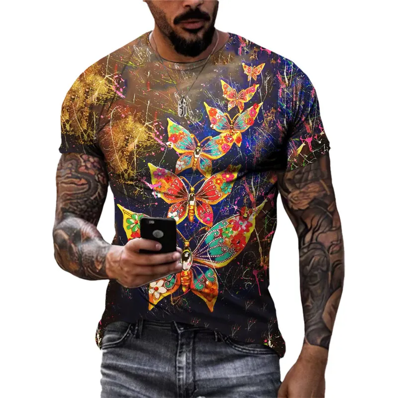Summer Fashion Casual Butterfly T shirts Men Women Vintage 3D Printed Clothing T-shirt Harajuku Streetwear Short Sleeve Tops Tee
Summer Fashion Casual Butterfly T shirts Men Women Vintage 3D Printed Clothing T-shirt Harajuku Streetwear Short Sleeve Tops Tee