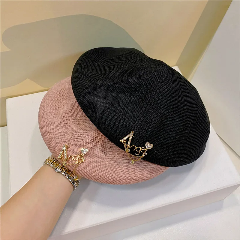 202205-2508977 chic dropshipping Rhinestone letter Water Drop Pendant Breathable lady beret hat women Leisure painter hat
202205-2508977 chic dropshipping Rhinestone letter Water Drop Pendant Breathable lady beret hat women Leisure painter hat
