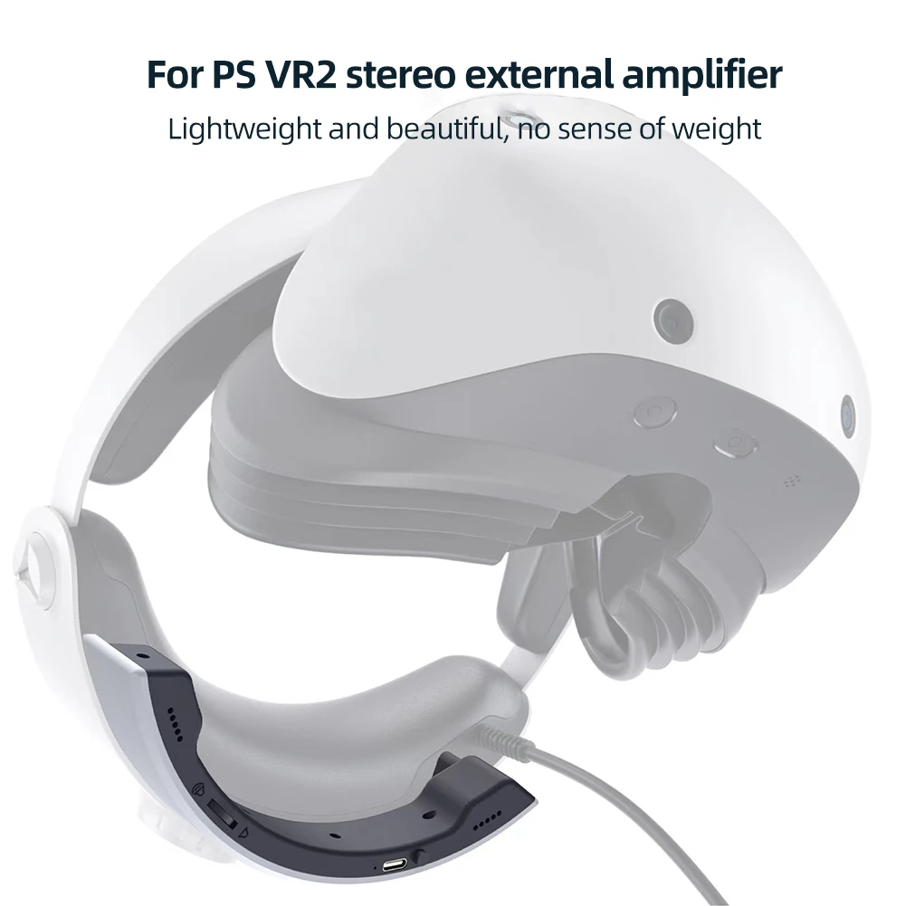 Усилитель для гарнитуры PS VR2 3,5 мм, внешний стерео-усилитель с аудио интерфейсом, портативный мини-аудиодинамик для PlayStation VR 2
Усилитель для гарнитуры PS VR2 3,5 мм, внешний стерео-усилитель с аудио интерфейсом, портативный мини-аудиодинамик для PlayStation VR 2