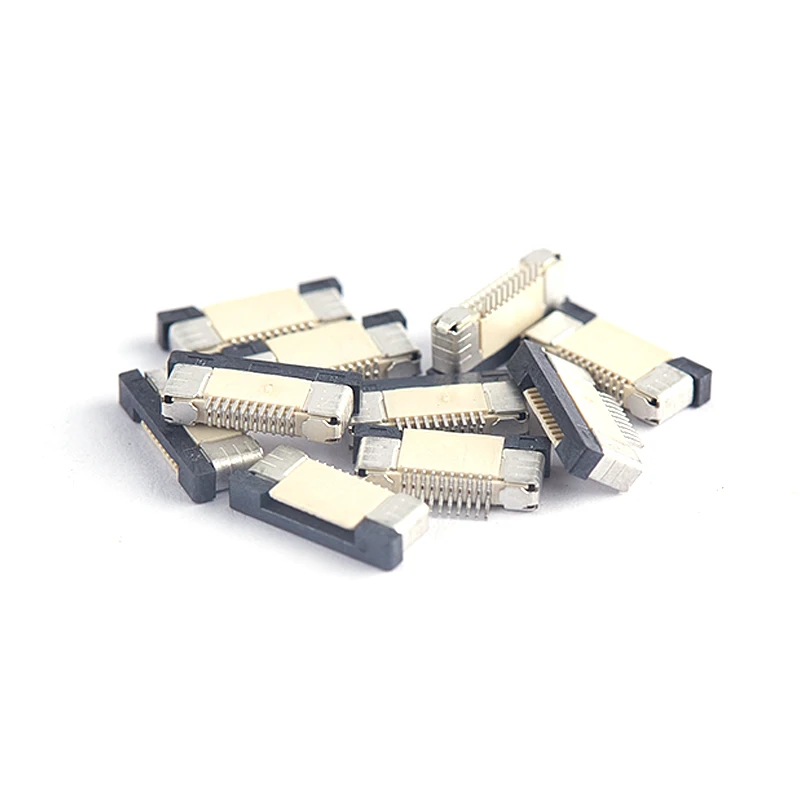 10 шт. FPC коннектор 0,5 мм Шаг выдвижного типа верхний/нижний контактный тип гнездо FFC плоский кабель гнездо
10 шт. FPC коннектор 0,5 мм Шаг выдвижного типа верхний/нижний контактный тип гнездо FFC плоский кабель гнездо