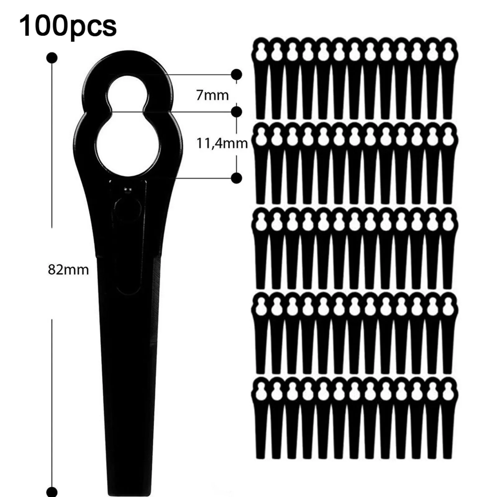 10/100pcs Grass Trimmer For GLART 18 Li Plastic Replacement Blade Lawnmower Cuting Blades Lawn Mower Accessories
10/100pcs Grass Trimmer For GLART 18 Li Plastic Replacement Blade Lawnmower Cuting Blades Lawn Mower Accessories