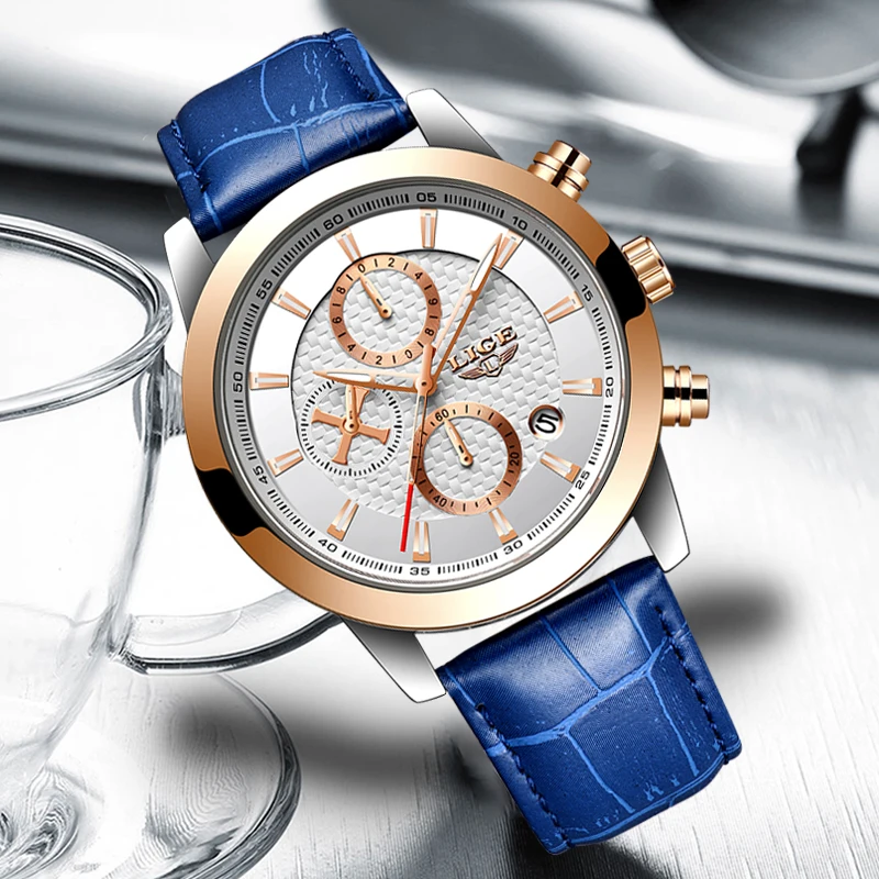 LIGE Men Watches Luxury Brand 2020 Fashion Men Wrist Watches Business Blue Male Watches Leather Watch For Men Relogio Masculino
LIGE Men Watches Luxury Brand 2020 Fashion Men Wrist Watches Business Blue Male Watches Leather Watch For Men Relogio Masculino