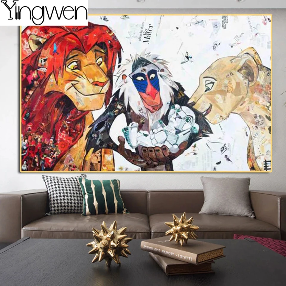 Disney Movie Lion King 5D Diamond Painting Cross Stitch Kits Full Diamond Embroidery Rhinestone Pictures for Kids Room Wall Art
Disney Movie Lion King 5D Diamond Painting Cross Stitch Kits Full Diamond Embroidery Rhinestone Pictures for Kids Room Wall Art