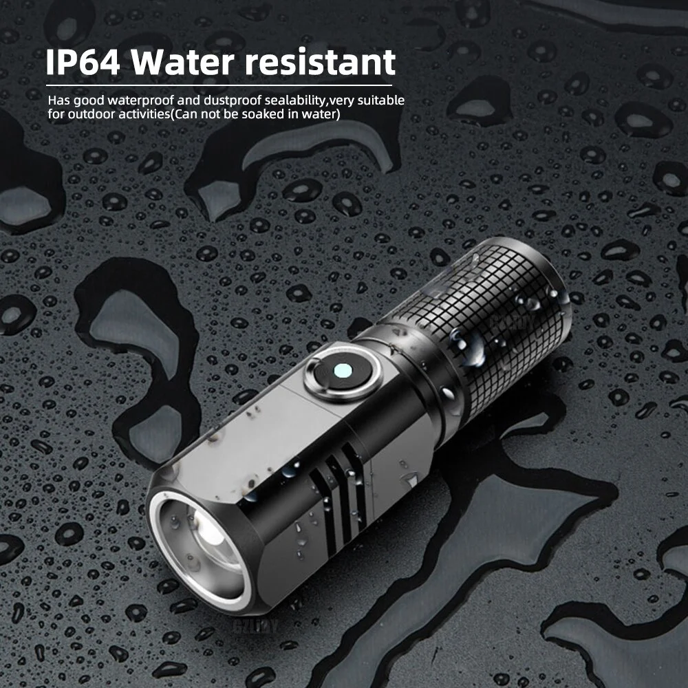 Simple Flashlight Chargeable Outdoor Convenient Multifunction Aluminum Alloy Household Fashion Mini Strong Light Electronic
Simple Flashlight Chargeable Outdoor Convenient Multifunction Aluminum Alloy Household Fashion Mini Strong Light Electronic