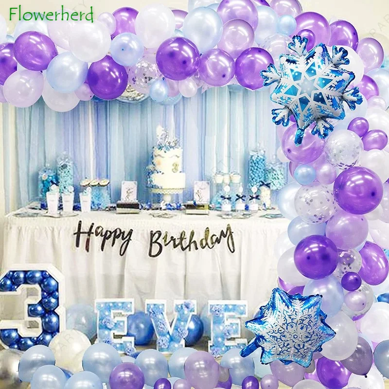 Frozen Birthday Party Supplies 130PCS Purple Blue Frozen Balloon Arch Garland Kit Frozen 2 Elsa Theme Birthday Party Decorations
Frozen Birthday Party Supplies 130PCS Purple Blue Frozen Balloon Arch Garland Kit Frozen 2 Elsa Theme Birthday Party Decorations