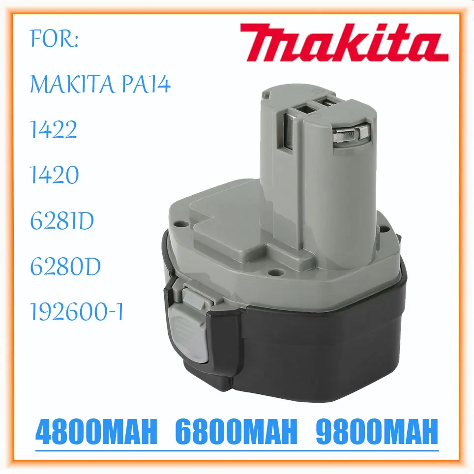 100% Original 14.4V 9800mAh NI-CD Power Tool Battery MAKITA 14.4V Battery for Makita PA14,1422,1420 192600-1 6281D 6280D
100% Original 14.4V 9800mAh NI-CD Power Tool Battery MAKITA 14.4V Battery for Makita PA14,1422,1420 192600-1 6281D 6280D