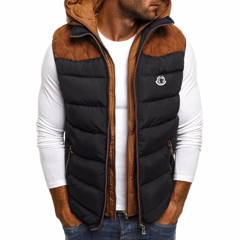 2023 Autumn/Winter New Fashion Casual Colored Men's Hooded Cotton Coat Vest
2023 Autumn/Winter New Fashion Casual Colored Men's Hooded Cotton Coat Vest