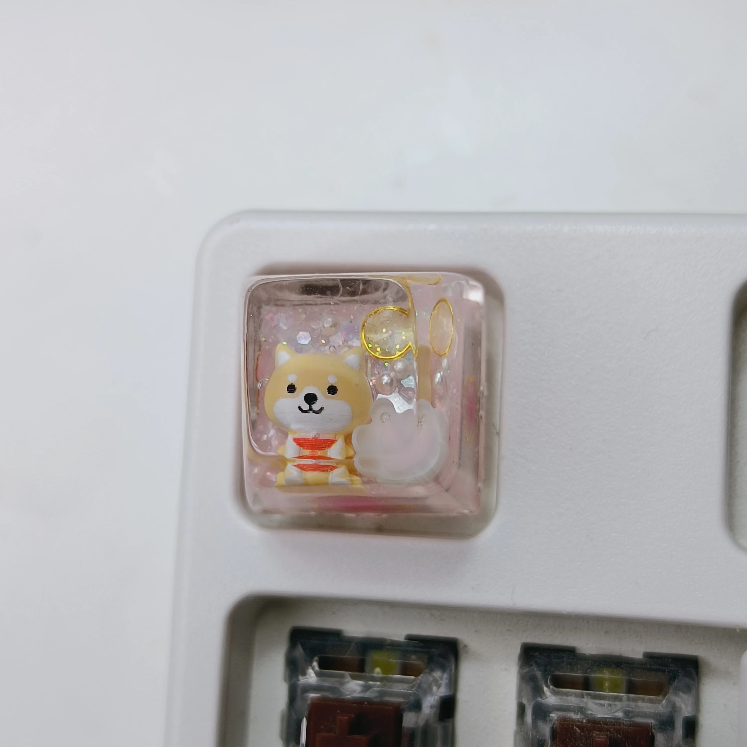 ESC keycaps Sakura Shiba Inu original craftsman keycaps Mechanical keyboard creative resin personalized light-transmitting gift
ESC keycaps Sakura Shiba Inu original craftsman keycaps Mechanical keyboard creative resin personalized light-transmitting gift