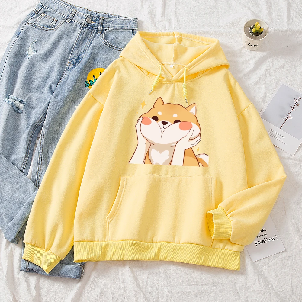 Kawaii Shiba Inu Hoodie Ullzang Harajuku Funny Cotton Hoodies Women Cute Korean Style Autumn Winter Sweatshirt Hoody Female
Kawaii Shiba Inu Hoodie Ullzang Harajuku Funny Cotton Hoodies Women Cute Korean Style Autumn Winter Sweatshirt Hoody Female