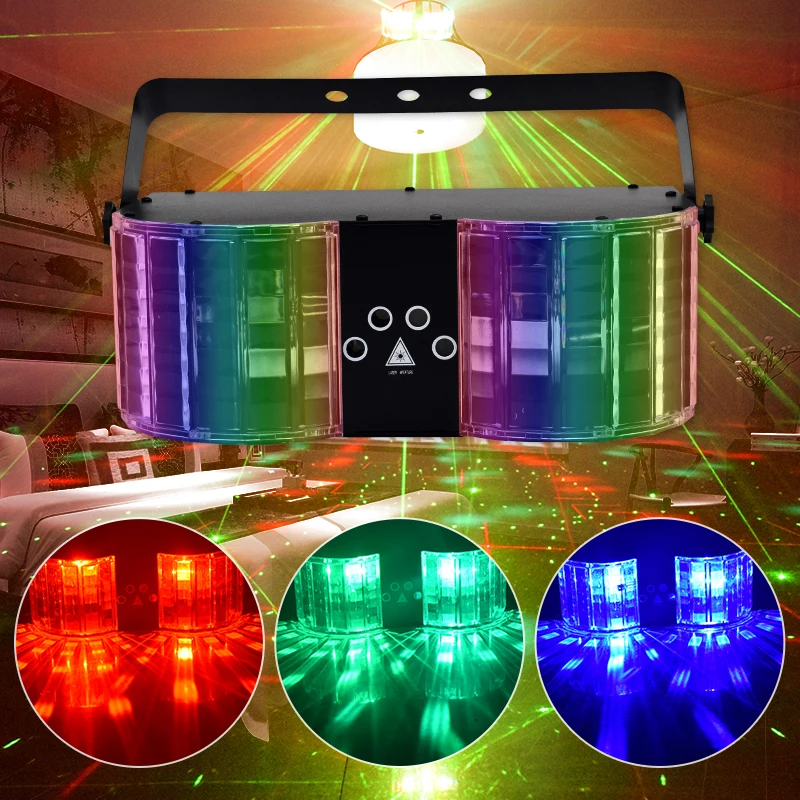 LED Butterfly King Laser Beam Projector Club Light Acclarent Illumination Lazer Moving Discos for Nightclub
LED Butterfly King Laser Beam Projector Club Light Acclarent Illumination Lazer Moving Discos for Nightclub
