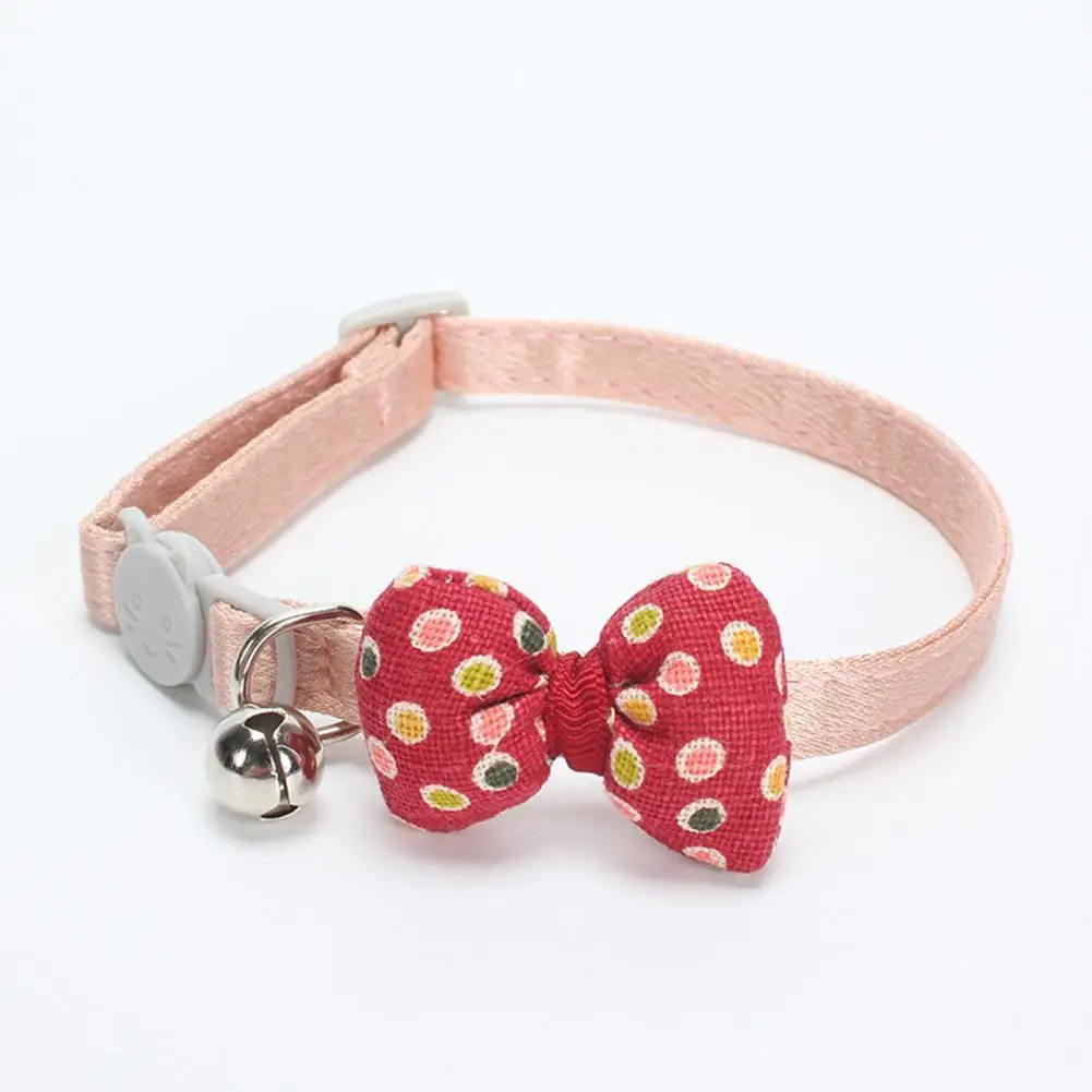 Kitten Collar Adjustable Buckle Cat Collar Bow-knot Decoration Pet Collar for Small Dogs Collar Puppy Collar Pet Supplies 
Kitten Collar Adjustable Buckle Cat Collar Bow-knot Decoration Pet Collar for Small Dogs Collar Puppy Collar Pet Supplies