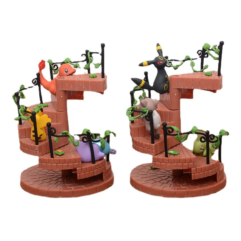 Фигурка покемона, спиральная лестница, эльфа, мультяшная фигурка Пикачу, чармандер, Eevee, Бульбазавр, экшн-фигурка, Коллекционная модель, игру... 
Фигурка покемона, спиральная лестница, эльфа, мультяшная фигурка Пикачу, чармандер, Eevee, Бульбазавр, экшн-фигурка, Коллекционная модель, игру...