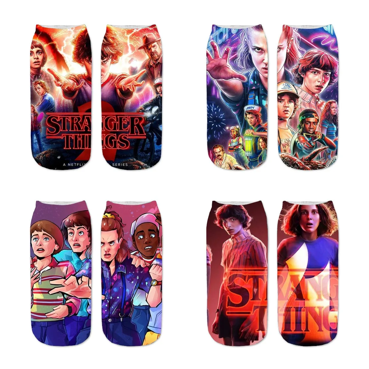 Strange Things Socks Cartoon Characters Color Printing Casual Boat Socks Fashion Ankle Socks For Both Men And Women
Strange Things Socks Cartoon Characters Color Printing Casual Boat Socks Fashion Ankle Socks For Both Men And Women