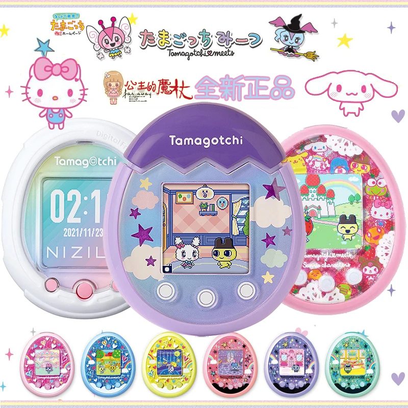 BANDAI Japan Tamagotchi Meets Electronic Pet Machine Tamagotchi Pix on Game Console Toys Kawaii Kids Holiday Gift Collection
BANDAI Japan Tamagotchi Meets Electronic Pet Machine Tamagotchi Pix on Game Console Toys Kawaii Kids Holiday Gift Collection