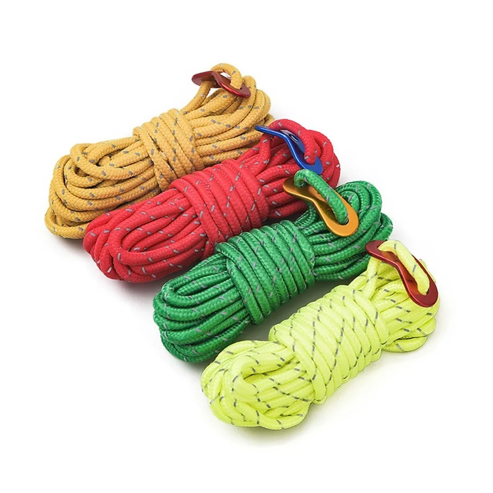 4M Reflective Wind Rope With Buckle Adjuster Windproof Noose Tent Accessories Tents Rope Tightener Camping With Buckle
4M Reflective Wind Rope With Buckle Adjuster Windproof Noose Tent Accessories Tents Rope Tightener Camping With Buckle