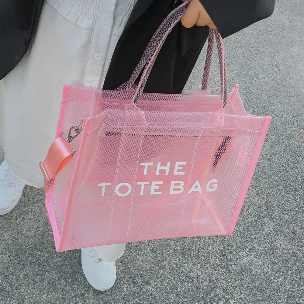 Transparent Jelly Bag For Women 2023 Clear Tote Beach Bags Luxury Designer Large PVC Summer Shoulder Crossbody Handbags Fashion
Transparent Jelly Bag For Women 2023 Clear Tote Beach Bags Luxury Designer Large PVC Summer Shoulder Crossbody Handbags Fashion