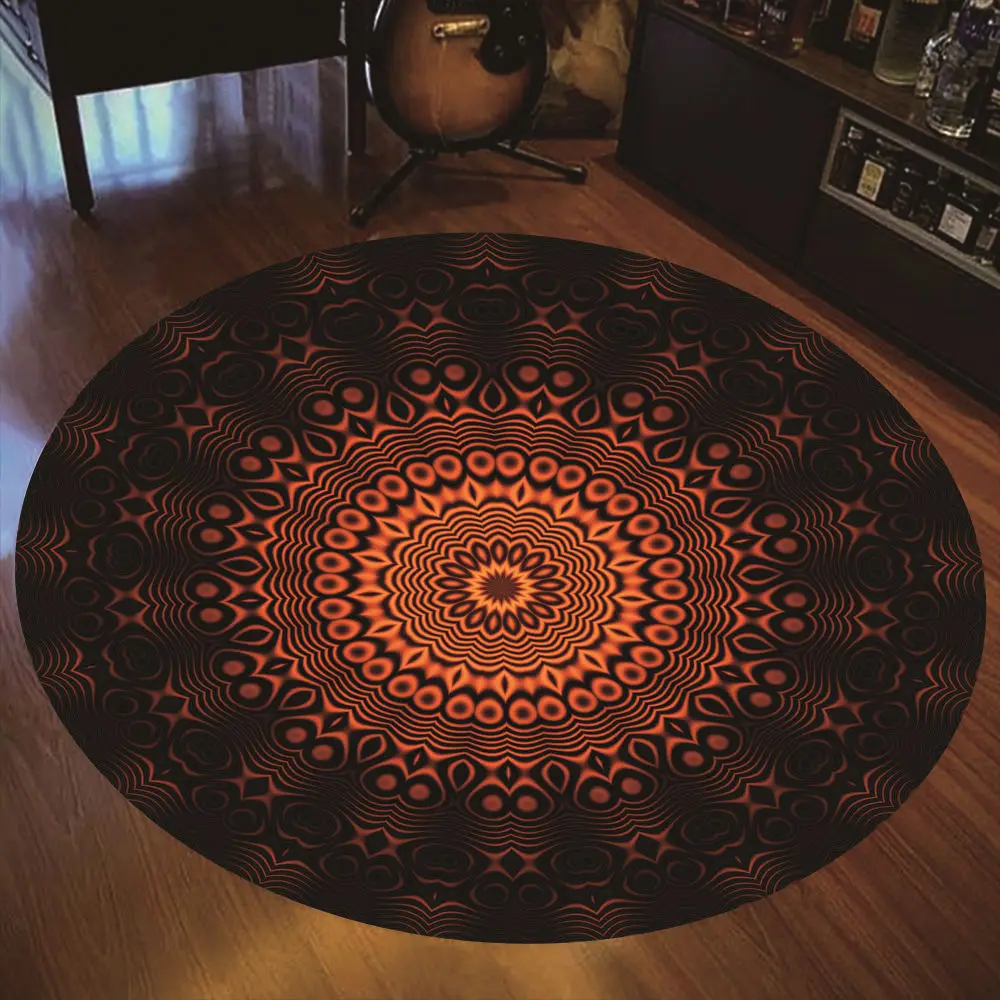 Round Carpet for Living Room Bohemian Mandala Pattern Printed Floor Mat Bedroom Coffee Table Parlor Home Decor Area Rug Tapis
Round Carpet for Living Room Bohemian Mandala Pattern Printed Floor Mat Bedroom Coffee Table Parlor Home Decor Area Rug Tapis
