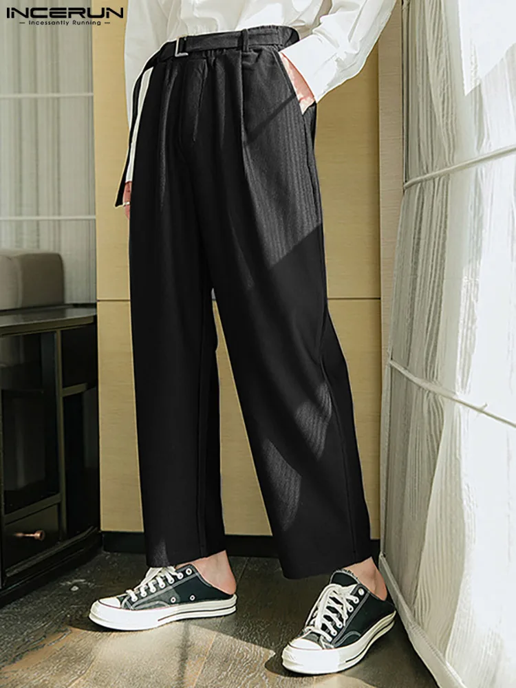 INCERUN Solid Color Men Pants Joggers Streetwear 2022 Loose Pockets Casual Trousers Men Lace Up Korean Fashion Leisure Pants 5XL
INCERUN Solid Color Men Pants Joggers Streetwear 2022 Loose Pockets Casual Trousers Men Lace Up Korean Fashion Leisure Pants 5XL