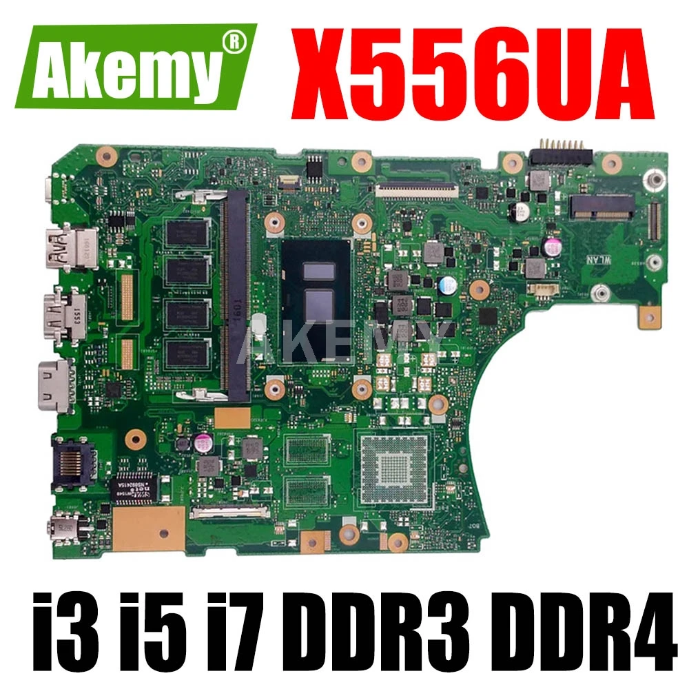 For Asus X556U X556UA X556UAK X556UAM X556UJ X556UV X556UF X556UR X556UB Mainboard X556UQ laptop Motherboard i3 i5 i7 DDR3 DDR4
For Asus X556U X556UA X556UAK X556UAM X556UJ X556UV X556UF X556UR X556UB Mainboard X556UQ laptop Motherboard i3 i5 i7 DDR3 DDR4