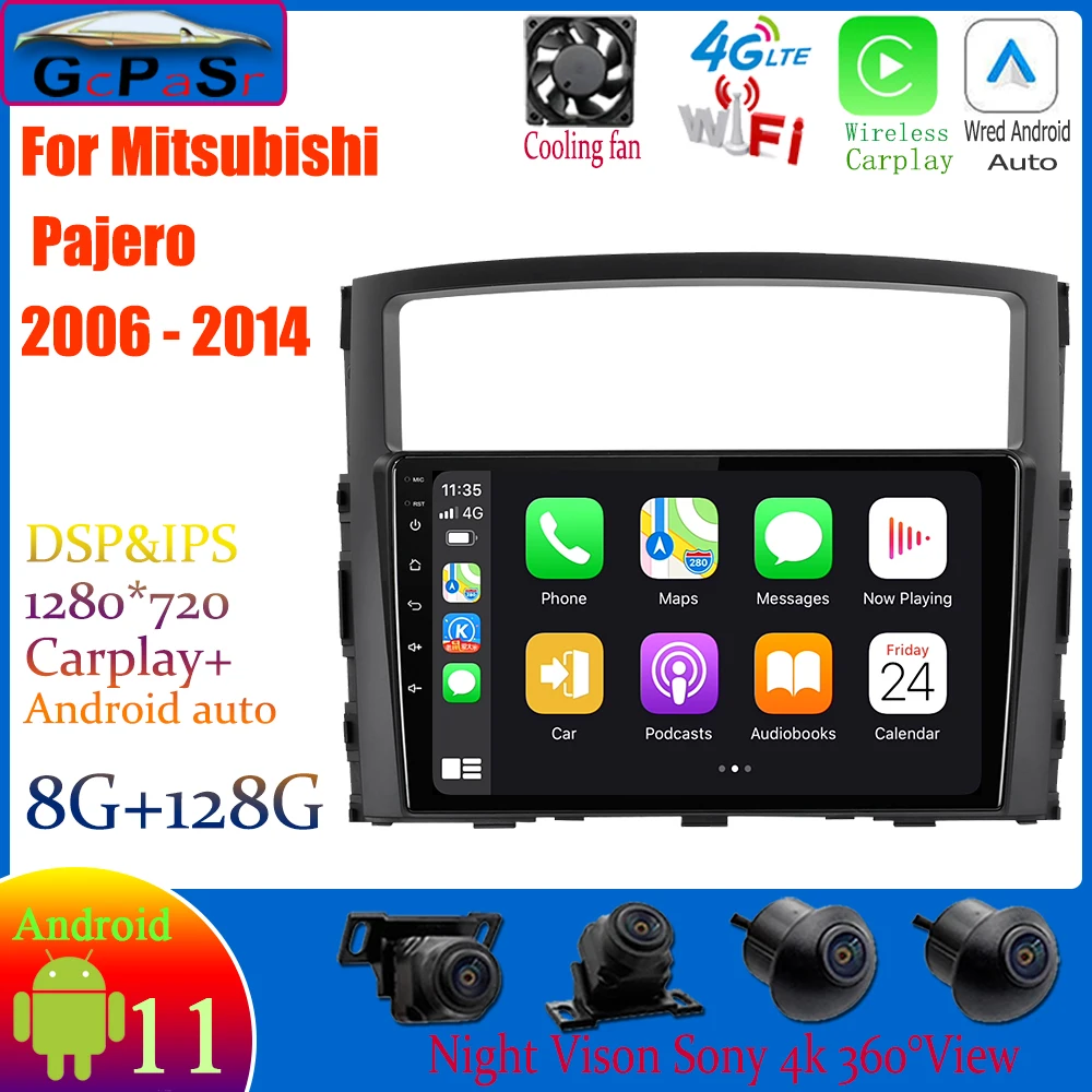 Carplay auto Android 11 For Mitsubishi Pajero 2006 - 2014 Autoradio Radio Multimedia Video Player Navigation GPS IPS
Carplay auto Android 11 For Mitsubishi Pajero 2006 - 2014 Autoradio Radio Multimedia Video Player Navigation GPS IPS