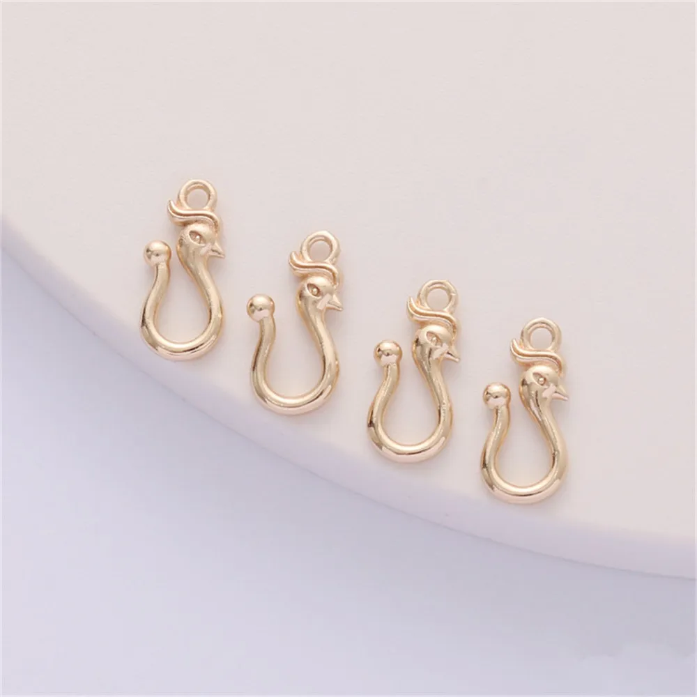 14K gold clad connection buckle phoenix vermilion bird hook buckle diy handmade hook chain closing jewelry accessories
14K gold clad connection buckle phoenix vermilion bird hook buckle diy handmade hook chain closing jewelry accessories