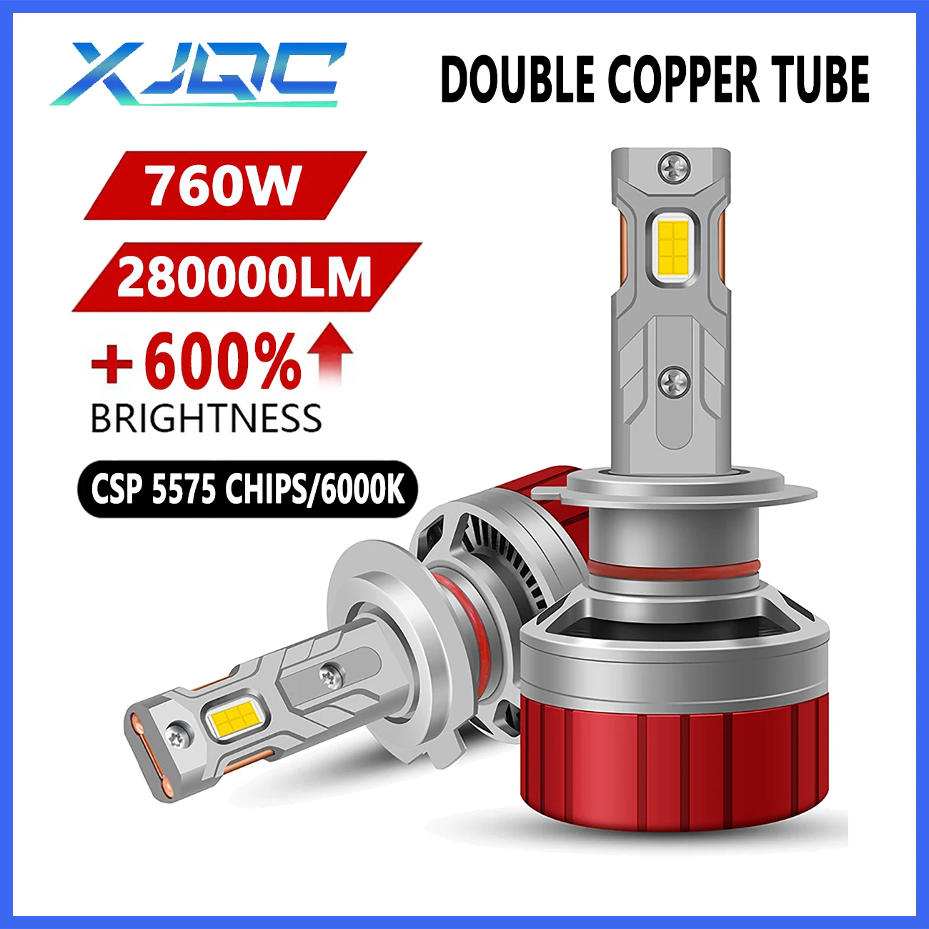 XJQC 280000LM 760W H4 H7 H3 9005 9006 светодиодный Canbus лампы H1 H8 H9 H11 Сверхъяркие высококонцентрированные Автомобильные фары автозапчасти
XJQC 280000LM 760W H4 H7 H3 9005 9006 светодиодный Canbus лампы H1 H8 H9 H11 Сверхъяркие высококонцентрированные Автомобильные фары автозапчасти