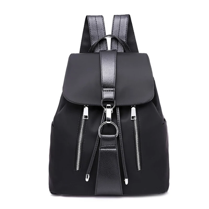 Women Backpack School Bags For Teenager Girls Nylon Zipper Lock Design Black Femme Mochila Female Backpack Fashion Sac A Dos
Women Backpack School Bags For Teenager Girls Nylon Zipper Lock Design Black Femme Mochila Female Backpack Fashion Sac A Dos