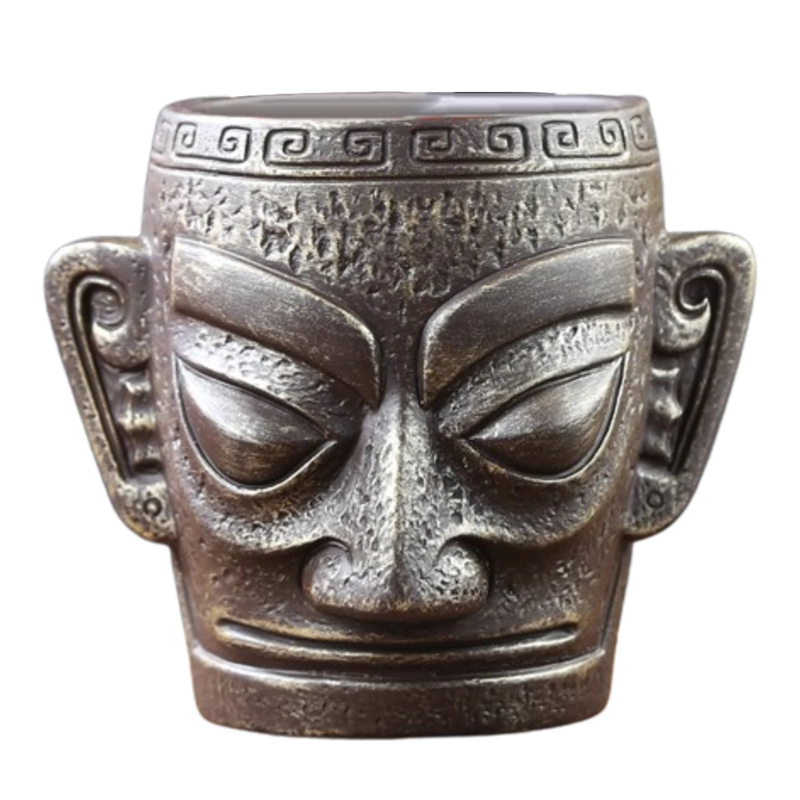 Sanxingdui Bronze Man Pen Holder For Desk Chinese Sanxingdui Bronze Figure Shape Pencil Organizer Creative Stationary Organizer
Sanxingdui Bronze Man Pen Holder For Desk Chinese Sanxingdui Bronze Figure Shape Pencil Organizer Creative Stationary Organizer