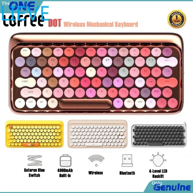 Sanreya Original Lofree DOT Wireless Mechanical Keyboard Bluetooth with LED Backlight | Built-in 4000mAh Large Battery
Sanreya Original Lofree DOT Wireless Mechanical Keyboard Bluetooth with LED Backlight | Built-in 4000mAh Large Battery