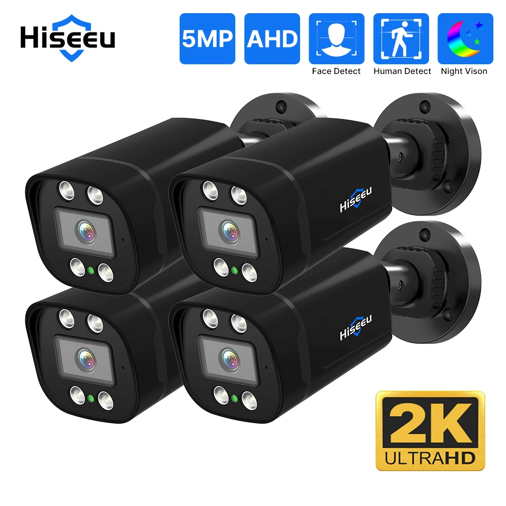 Hiseeu 2K AHD CCTV Camera Outdoor Security IP66 Waterproof 5MP Video CCTV Surveillance Camera Face Detect Work with 5MP AHD DVR
Hiseeu 2K AHD CCTV Camera Outdoor Security IP66 Waterproof 5MP Video CCTV Surveillance Camera Face Detect Work with 5MP AHD DVR