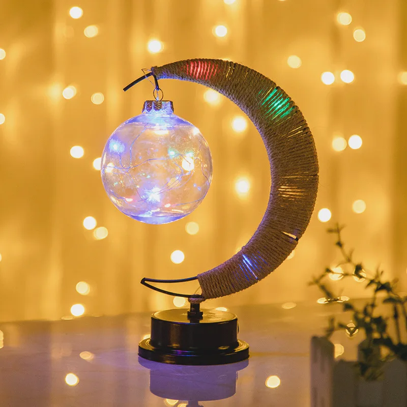 LED Moon Sepak Lamp Line Rattan Handmade Hemp Rope Wrought Iron Night Light Home Decoration Sleeping Lantern Light
LED Moon Sepak Lamp Line Rattan Handmade Hemp Rope Wrought Iron Night Light Home Decoration Sleeping Lantern Light