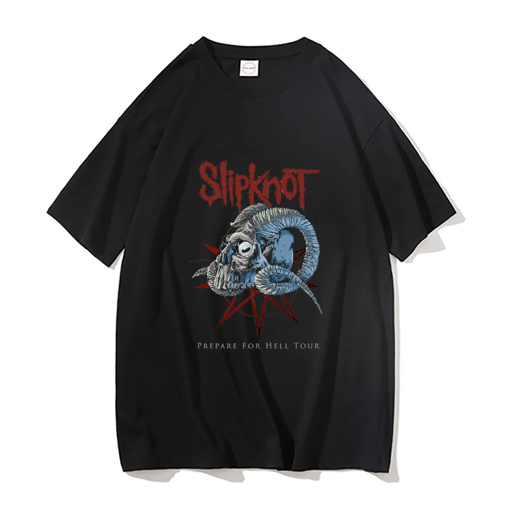 Prepare for Hell Tour Tshirt Mens Harajuku Rock Band T Shirts Men Women Vintage Slipknots T-shirt Heavy Metal Short Sleeve Tees
Prepare for Hell Tour Tshirt Mens Harajuku Rock Band T Shirts Men Women Vintage Slipknots T-shirt Heavy Metal Short Sleeve Tees