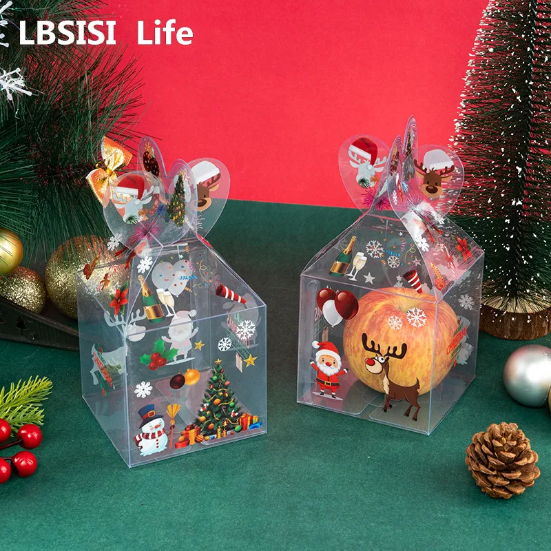 LBSISI Life 10 шт. рождественские прозрачные коробки для нуги, шоколада, печенья, конфет, упаковки Xams, новогодвечерние подарки для детей, Декор
LBSISI Life 10 шт. рождественские прозрачные коробки для нуги, шоколада, печенья, конфет, упаковки Xams, новогодвечерние подарки для детей, Декор