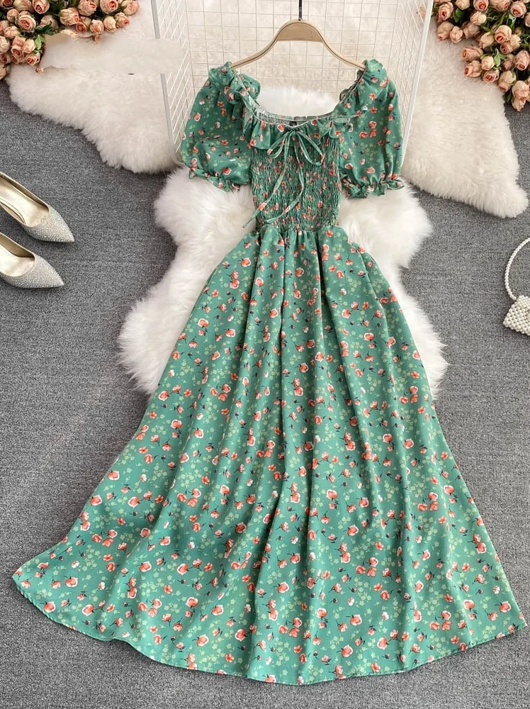 2022 Beiyingni-elegante vestido francés de cintura alta para mujer, Vestidos Midi de gasa con estampado Floral y cordones,
2022 Beiyingni-elegante vestido francés de cintura alta para mujer, Vestidos Midi de gasa con estampado Floral y cordones,