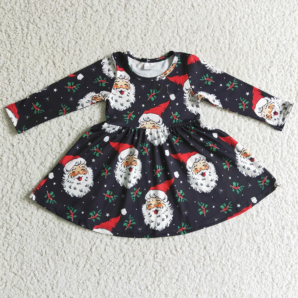 RTS Wholesale Baby Girl Dress Long Sleeve Santa Claus Boutique Toddler Girls Dress Christmas Children Clothing Girls Dresses New
RTS Wholesale Baby Girl Dress Long Sleeve Santa Claus Boutique Toddler Girls Dress Christmas Children Clothing Girls Dresses New