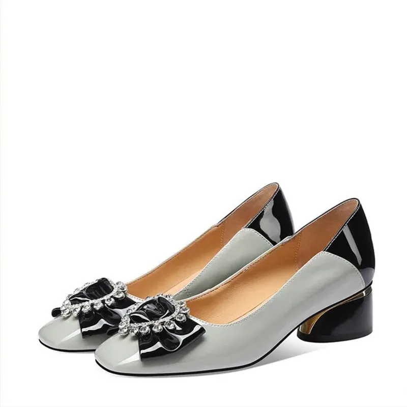 Women Fashion Round Toe High Quality Spring Slip on Heel Shoes Lady Casual Pu Leather Summer Pumps Mulheres De Salto Alto E216
Women Fashion Round Toe High Quality Spring Slip on Heel Shoes Lady Casual Pu Leather Summer Pumps Mulheres De Salto Alto E216