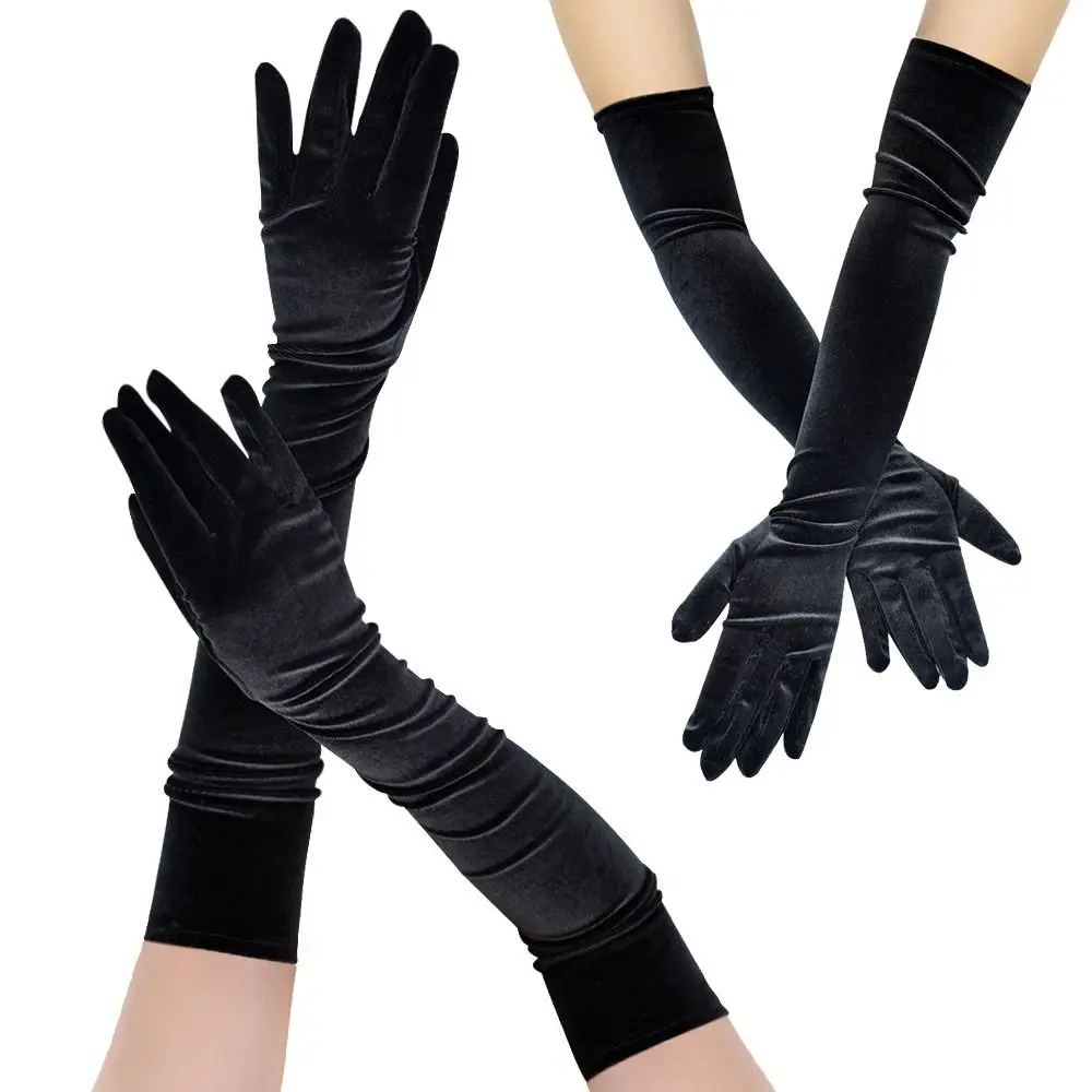 Prom Costume Opera Wedding Bridal Winter Warm Mittens Black Evening Dress Golden Velvet Long Gloves Etiquette Gloves
Prom Costume Opera Wedding Bridal Winter Warm Mittens Black Evening Dress Golden Velvet Long Gloves Etiquette Gloves