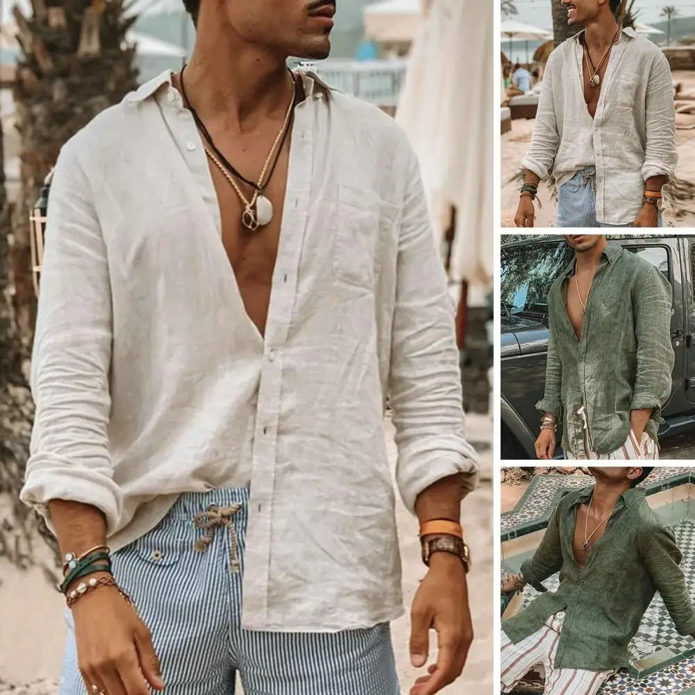 Men Shirt Extra Soft Lint Free Dress-up Spring Summer Loose-fitting Lapel Men T-shirt Shirt Top for Male
Men Shirt Extra Soft Lint Free Dress-up Spring Summer Loose-fitting Lapel Men T-shirt Shirt Top for Male