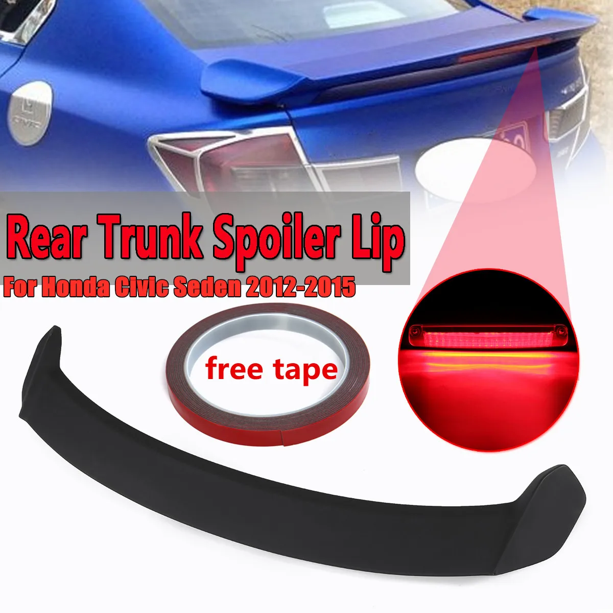 Car Rear Spoiler Wing Lip Extension Rear Trunk Spoiler Lip Boot Wing Lip For Honda For Civic 4-Door 2012-2015 Tail Wing Decor
Car Rear Spoiler Wing Lip Extension Rear Trunk Spoiler Lip Boot Wing Lip For Honda For Civic 4-Door 2012-2015 Tail Wing Decor