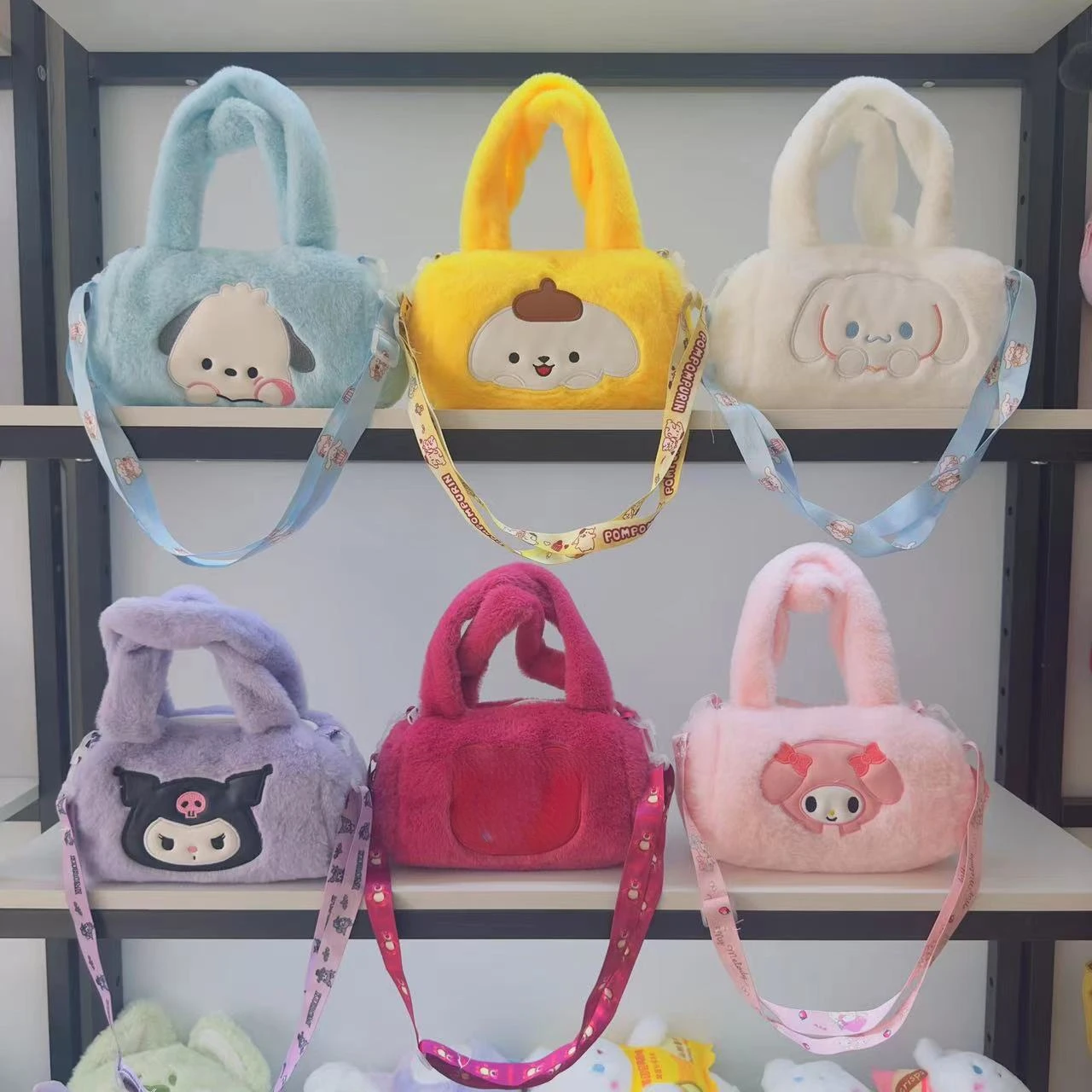 Kawaii Sanrio Anime Kuromi Pochacco Portable Diagonal Bag Kittycat Mymelody Cinnamoroll Rectangular Bag Plush Toy Birthday Gift
Kawaii Sanrio Anime Kuromi Pochacco Portable Diagonal Bag Kittycat Mymelody Cinnamoroll Rectangular Bag Plush Toy Birthday Gift