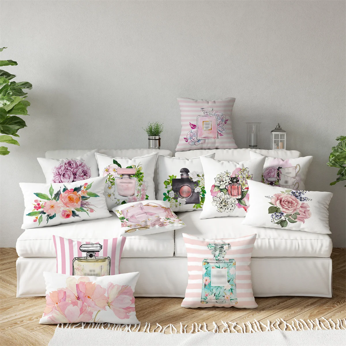 Flower Perfume Bottle Print Pillowcase Cushion Cover Urban Beauty Decor Throw Pillow Case Home Car Sofa Chair Decoration 45x45CM
Flower Perfume Bottle Print Pillowcase Cushion Cover Urban Beauty Decor Throw Pillow Case Home Car Sofa Chair Decoration 45x45CM
