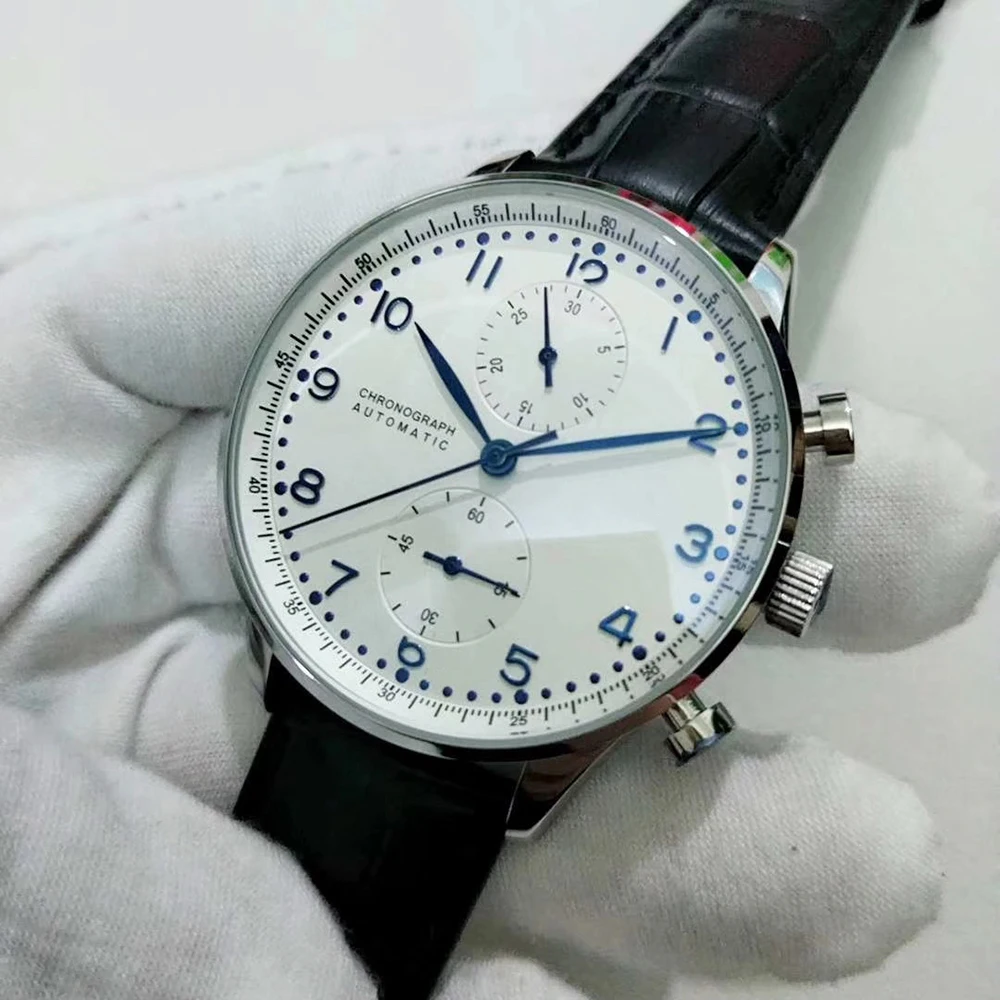 2023 Trendy Mens Watch Mechanical Movement Black Leather Automatic Date White Dial Blue Hands Waterproof AAA Clock Free Shipping
2023 Trendy Mens Watch Mechanical Movement Black Leather Automatic Date White Dial Blue Hands Waterproof AAA Clock Free Shipping