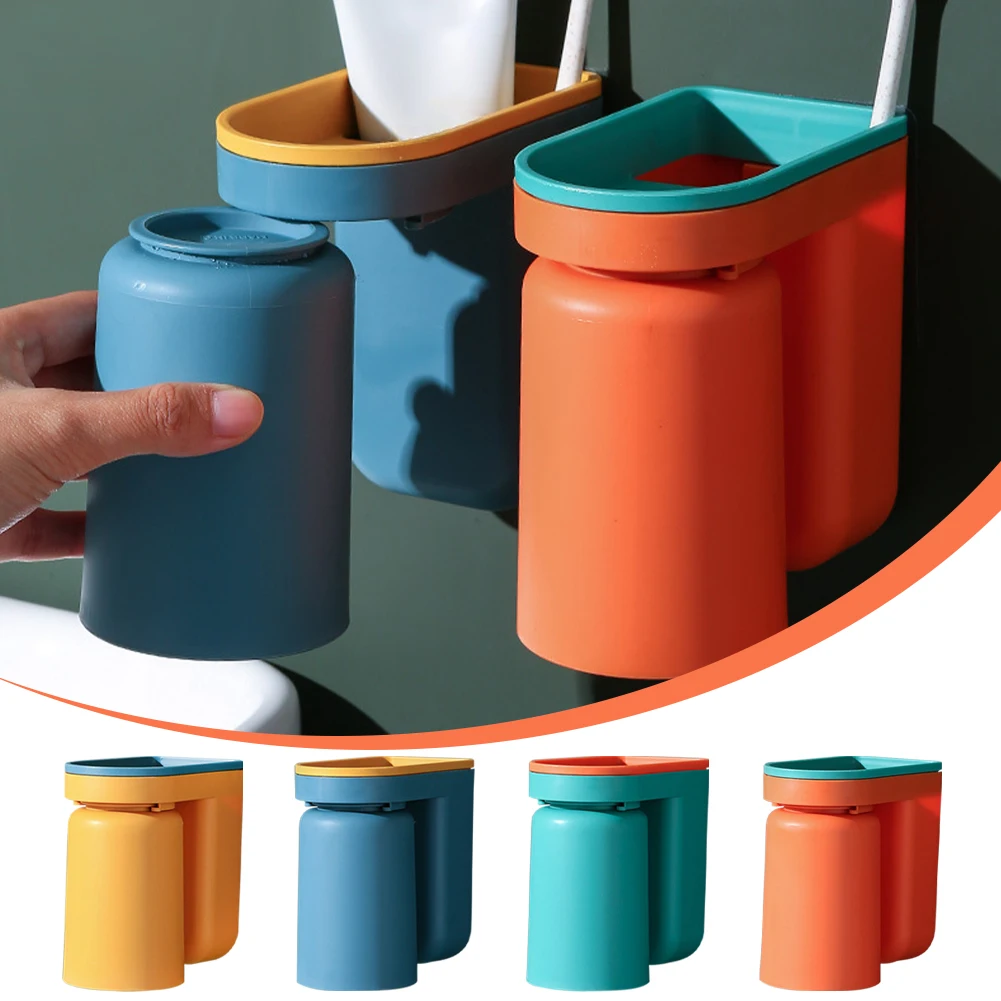 Fashionable Toothbrush Rack Mouthwash Cup Brushing Wallmounted Bathroom Storage Holder Tooth Cylinder For Home Storage Box
Fashionable Toothbrush Rack Mouthwash Cup Brushing Wallmounted Bathroom Storage Holder Tooth Cylinder For Home Storage Box