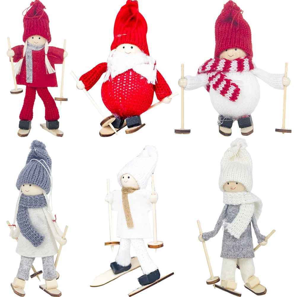 6pcs Cloth Dolls Wool Christmas Hanging Mini Decorative for Decorating Fireplace Window
6pcs Cloth Dolls Wool Christmas Hanging Mini Decorative for Decorating Fireplace Window