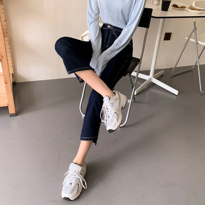 N2603 New high-waisted slim-fitting stretch micro trousers women's jeans 
N2603 New high-waisted slim-fitting stretch micro trousers women's jeans