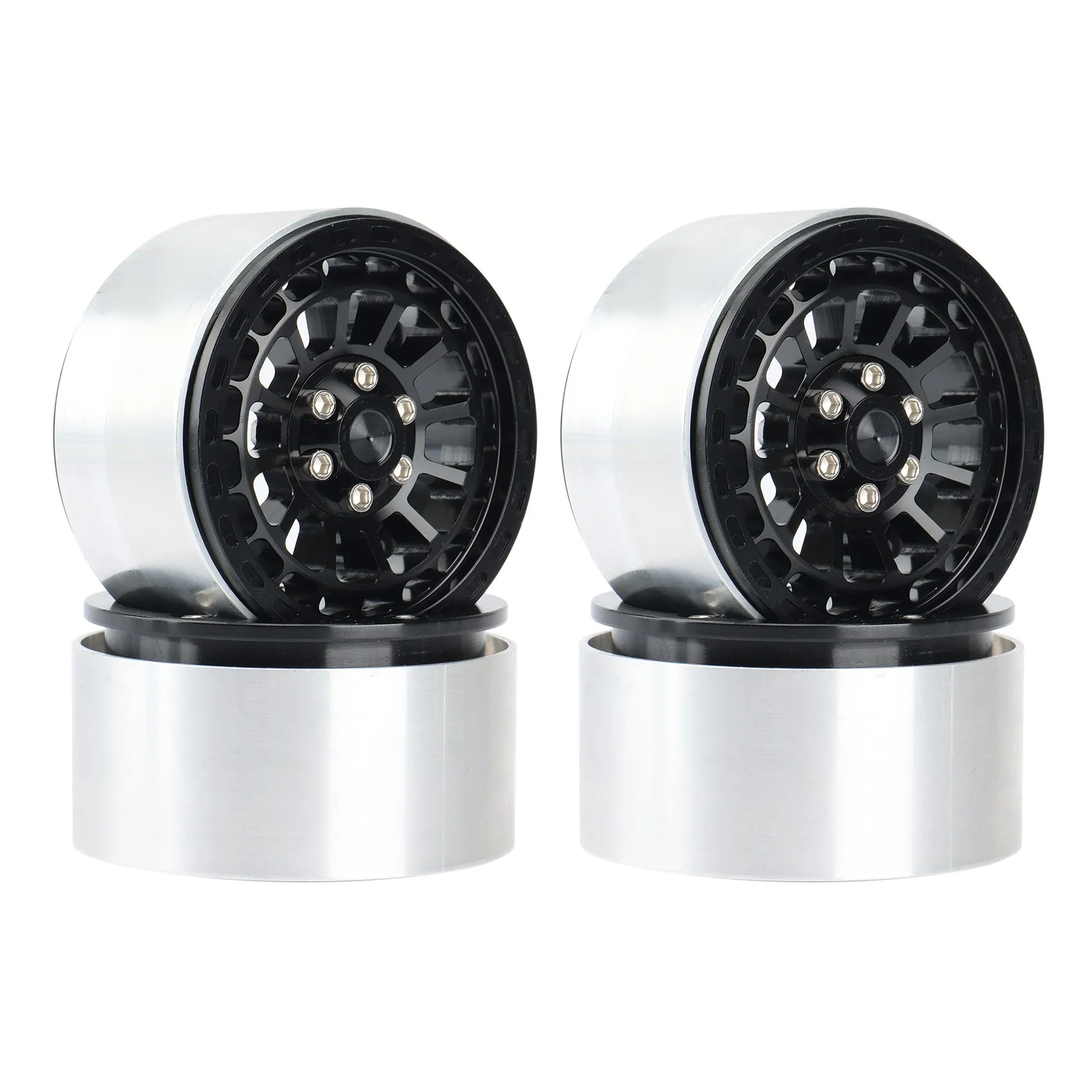 4PCS Metal 2.2 Beadlock Wheels Rim Wheel Hub for 1/10 RC Crawler Car Traxxas TRX4 Axial SCX10 RBX10 Wraith RR10 Capra,3
4PCS Metal 2.2 Beadlock Wheels Rim Wheel Hub for 1/10 RC Crawler Car Traxxas TRX4 Axial SCX10 RBX10 Wraith RR10 Capra,3