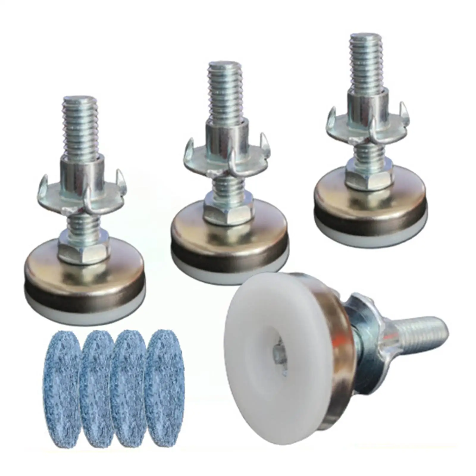 4Pcs Furniture Leveling Feet 3/8'' Thread Easy to Install Adjustable Adjust Height for Home Bed Office Chairs Computer Desks
4Pcs Furniture Leveling Feet 3/8'' Thread Easy to Install Adjustable Adjust Height for Home Bed Office Chairs Computer Desks