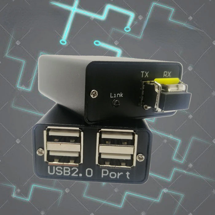 Оптический приемопередатчик USB2.0 с USB на оптический волоконный приемопередатчик USB2.0, волоконный расширитель, трансмиссионный приемопередатчик, расширитель 20 км
Оптический приемопередатчик USB2.0 с USB на оптический волоконный приемопередатчик USB2.0, волоконный расширитель, трансмиссионный приемопередатчик, расширитель 20 км