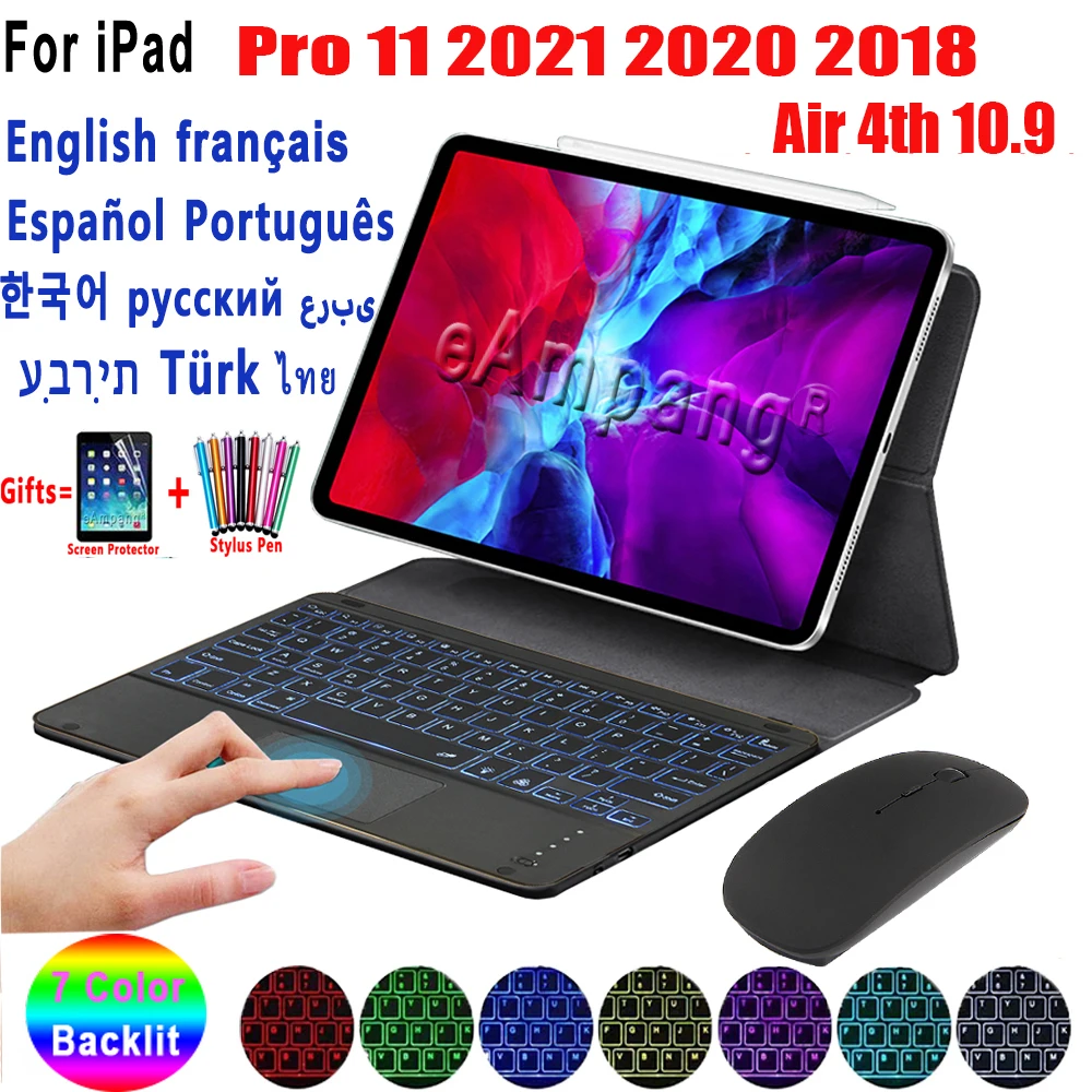 Магнитный чехол для Apple iPad Pro 11 2021 2020 2018 Волшебная клавиатура для iPad Air 4 4th 5 5th 2022 Generation трекпад для клавиатуры
Магнитный чехол для Apple iPad Pro 11 2021 2020 2018 Волшебная клавиатура для iPad Air 4 4th 5 5th 2022 Generation трекпад для клавиатуры