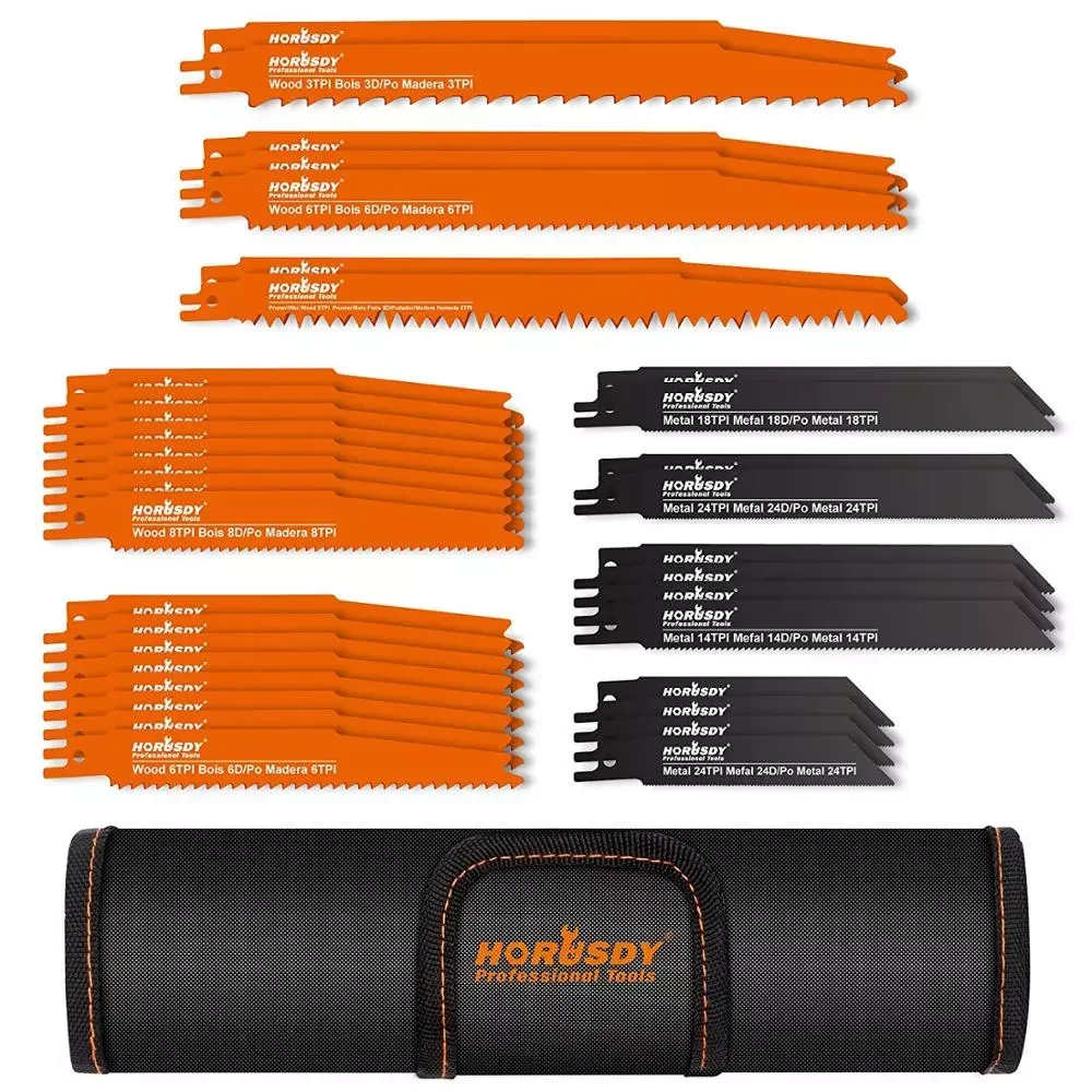 2022-34-piece Reciprocating Saw Blade Set & Wood Pruning Reciprocating Saw Blades, Sawzall Saw Blades (New Reciprocatin
2022-34-piece Reciprocating Saw Blade Set & Wood Pruning Reciprocating Saw Blades, Sawzall Saw Blades (New Reciprocatin